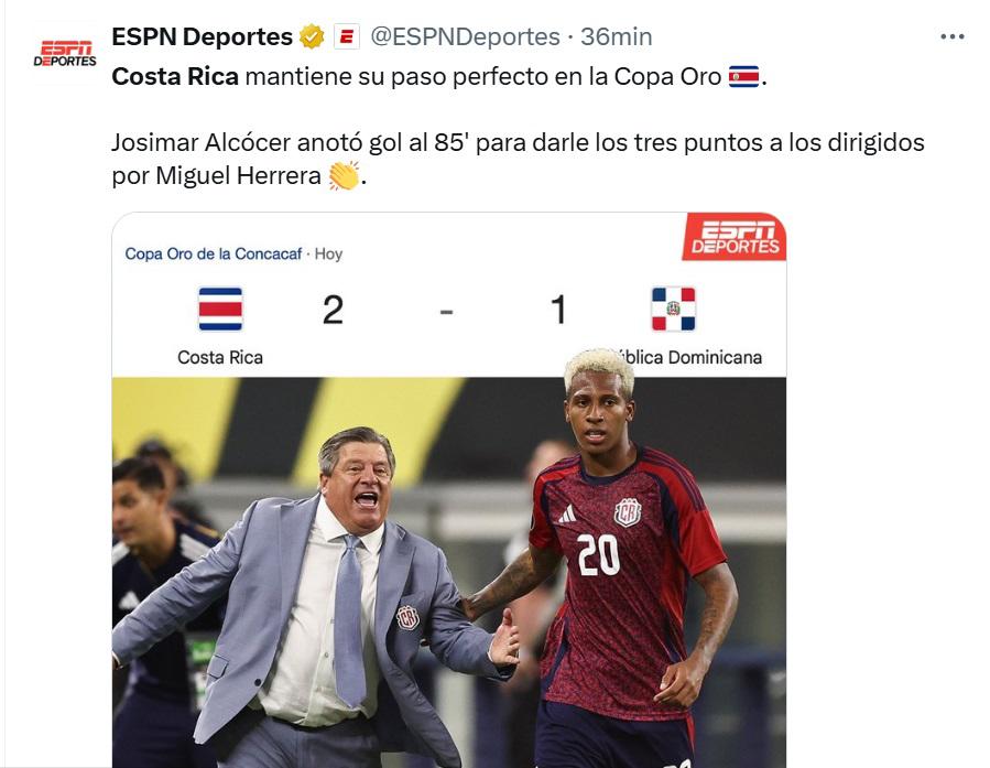 Costa Rica y Honduras andan nivel bajo y Sufrimiento tico, periodistas y medios inundan las redes tras el triunfo contra República Dominicana