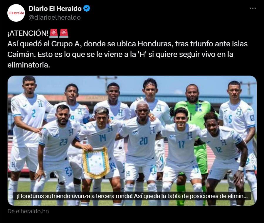 MisterChip, prensa nacional y extranjera cuestionan a Honduras tras vencer a Islas Caimán: el Mundial está lejos