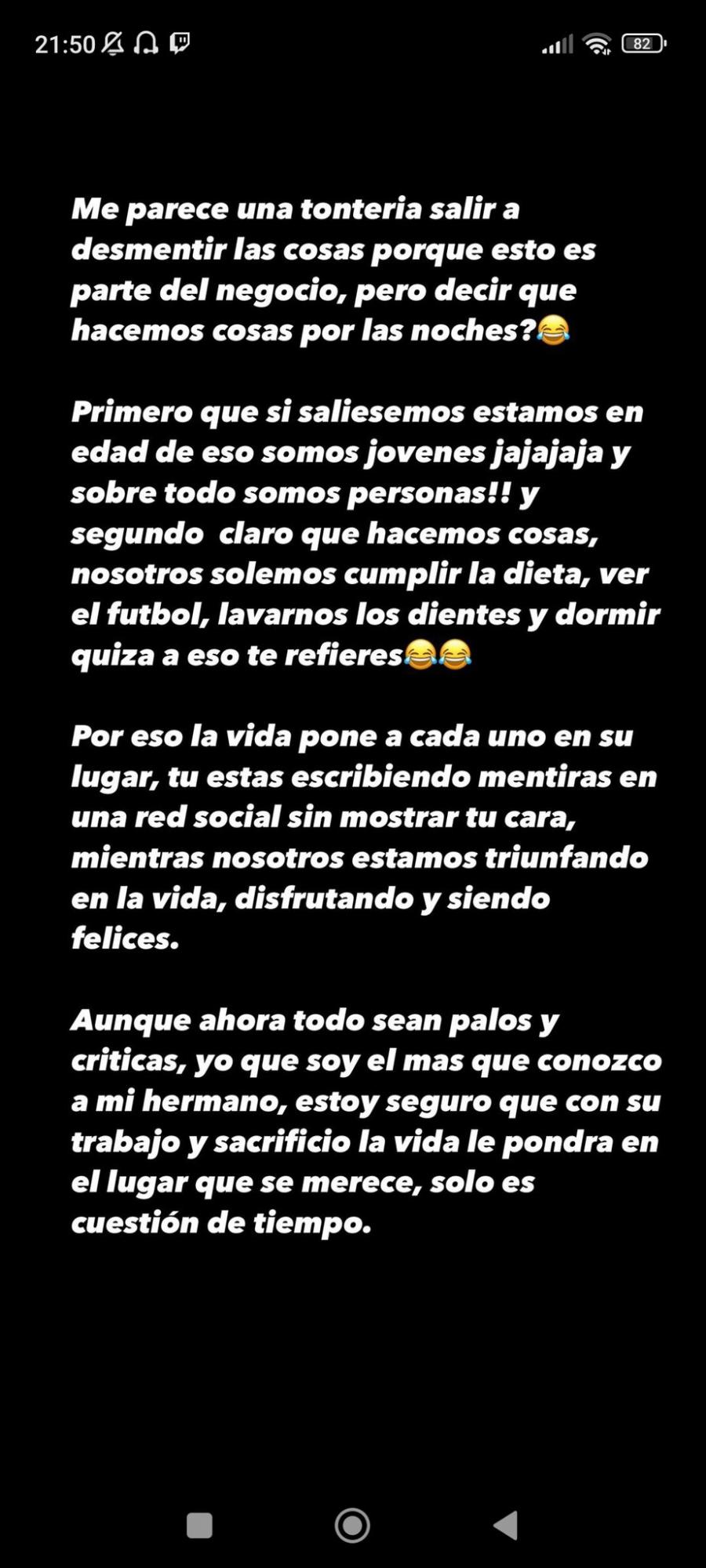 “Hay que ser payaso, te puede gustar más o menos Pedri, pero dudar de su trabajo es de un completo imbé... y mentiroso”