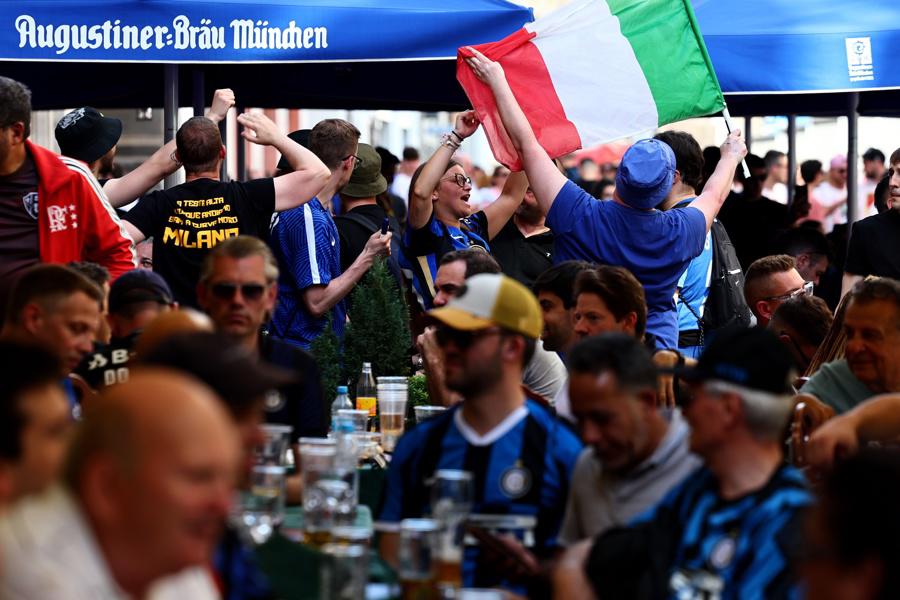 David Suazo en Múnich: la fiesta que se vivió previo a la gran final de la Champions League