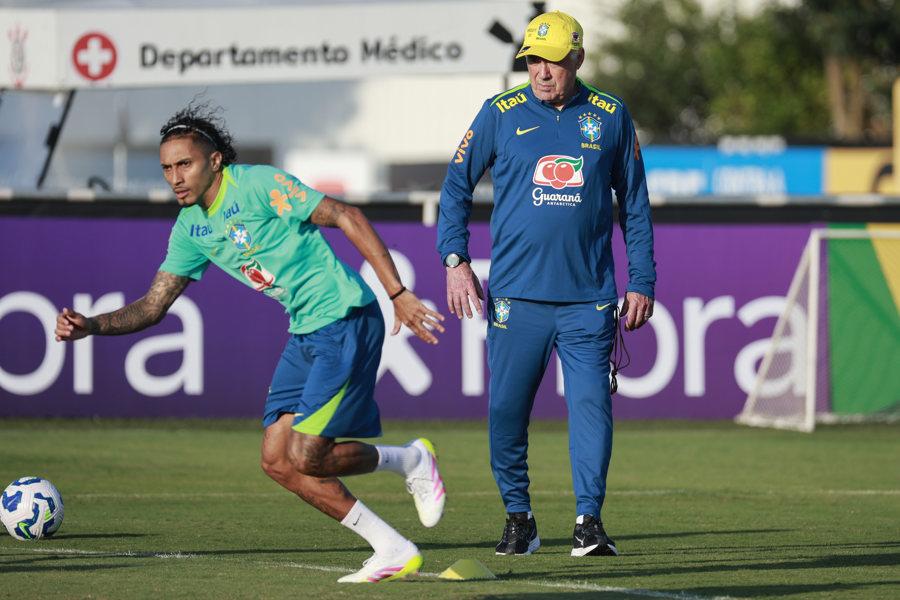 Ancelotti quedó en shock: su primer entrenamiento como DT de Brasil y los tres jugadores que faltan