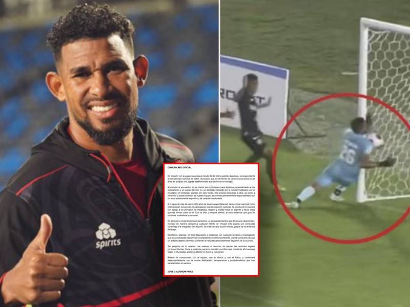 El portero José Calderón rompe el silencio luego de ser acusado de amañar partidos en Panamá