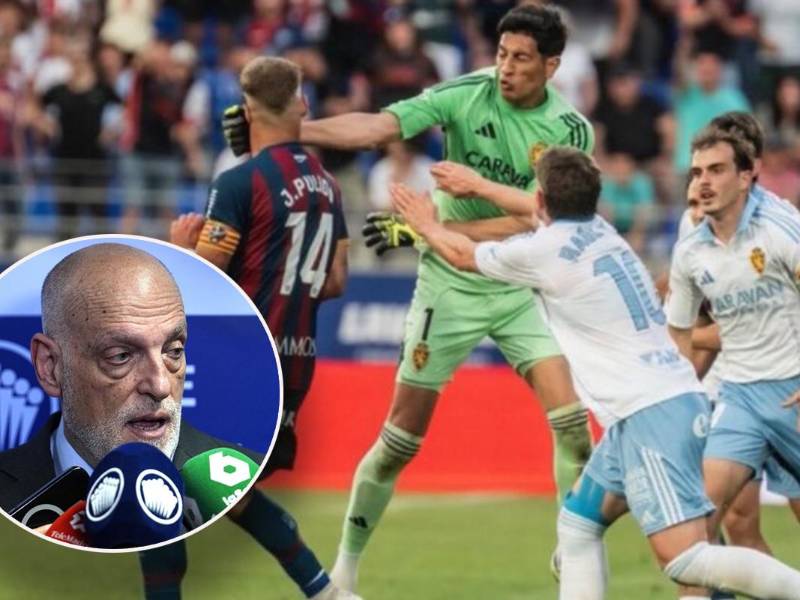 Presidente de LaLiga desliza el duro castigo que recibiría Andrada por su puñetazo: Es lo que se maneja