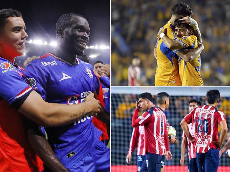 Cruz Azul acaricia semifinales; Tigres firmó remontada y deja a Chivas en shock