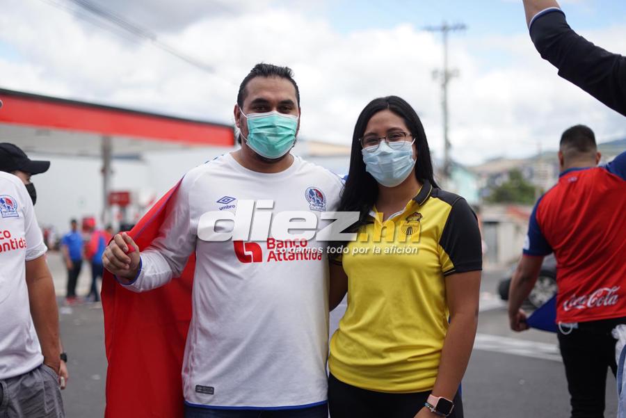 ¡Leones, banderas y selfies! Tegucigalpa se viste de fiesta con la final del fútbol hondureño Olimpia vs. Real España