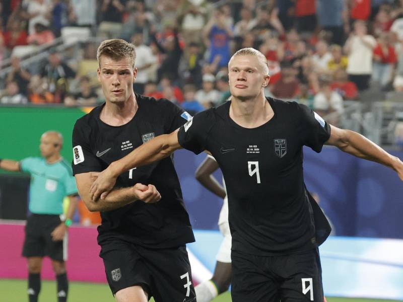 Haaland destruye a Senegal con doblete y clasifica a Noruega a 16avos del Mundial