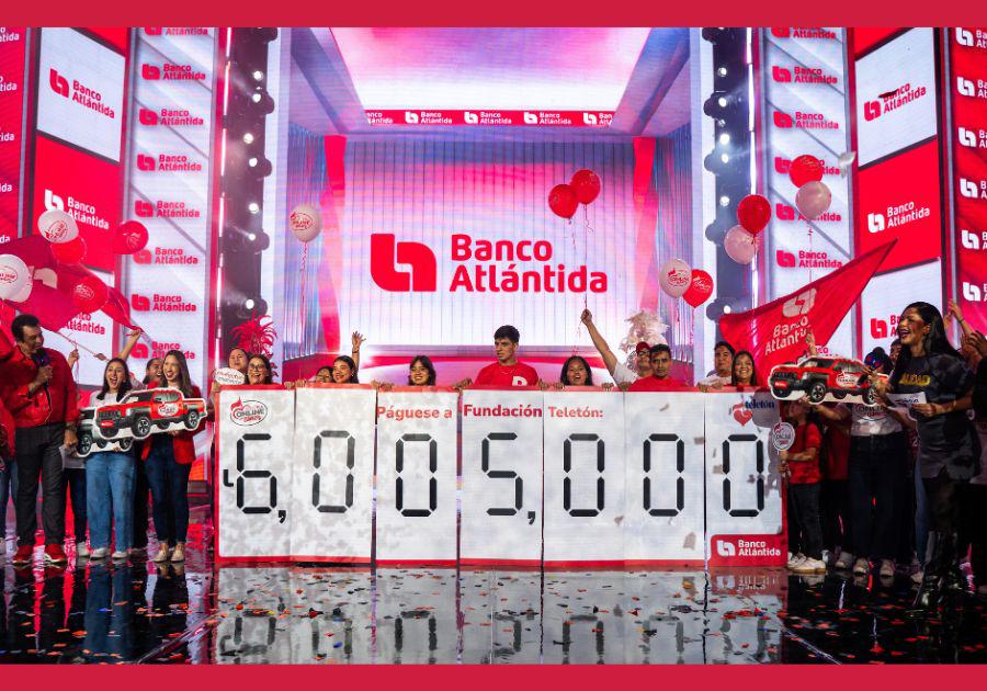 Banco Atlántida aporta L6,005,000 millones a la Fundación Teletón gracias a la solidaridad de miles de hondureños