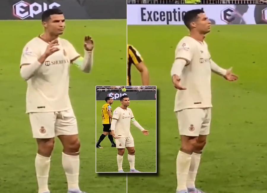 ¡No aguanta más! La imperdible reacción de Cristiano Ronaldo cuando los aficionados corean el nombre de Messi