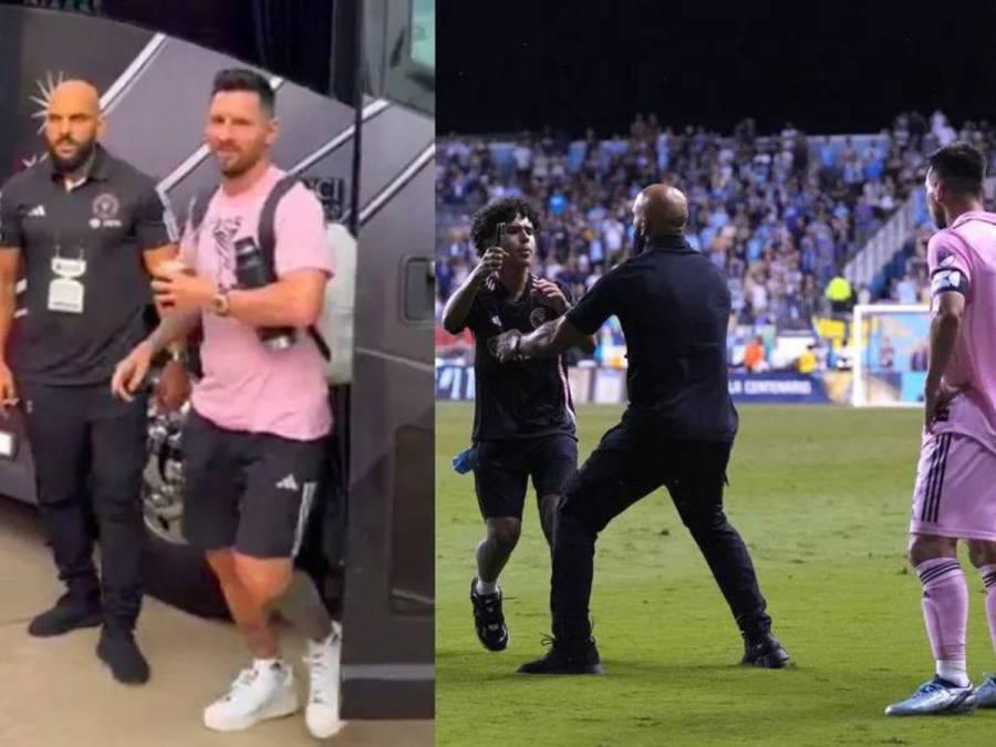 ¿Quién es el misterioso guardaespaldas que persigue y cuida a Messi por orden de Beckham? Fue a la guerra y es luchador de MMA