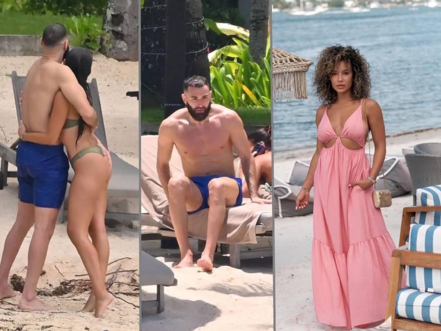 Otra polémica de Benzema: la impensada mujer con que se fue de vacaciones después de ser padre con Jordan Ozuna