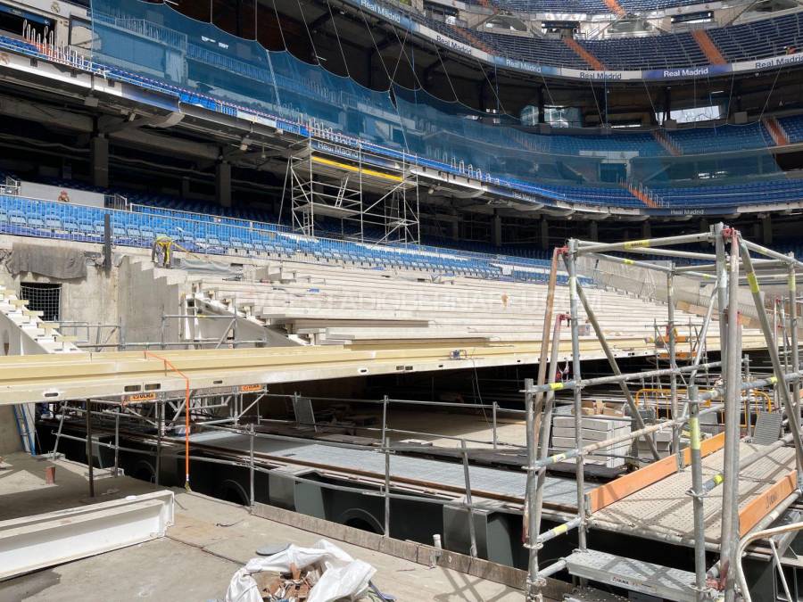 ¡Impresionante! Las nuevas imágenes de las obras del Santiago Bernabéu; el techo toma forma y cuándo estará listo el estadio