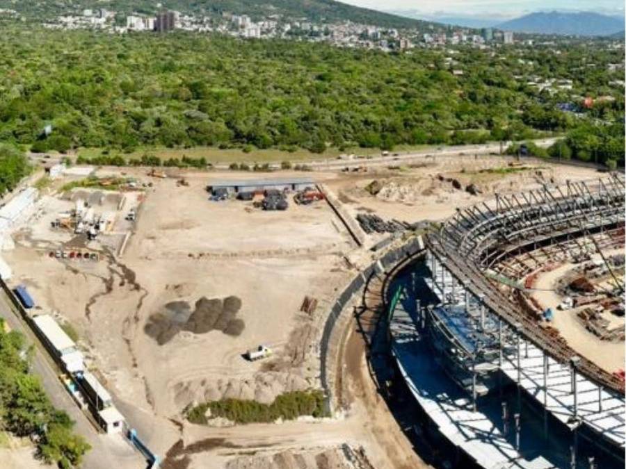 Así avanza la construcción del Estadio Nacional de El Salvador