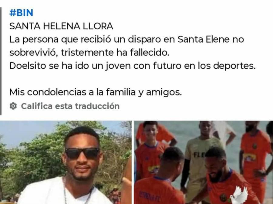 ¡Consternación! Asesinan a futbolista de equipo de Liga de Ascenso de Honduras: Se ha ido un joven con futuro