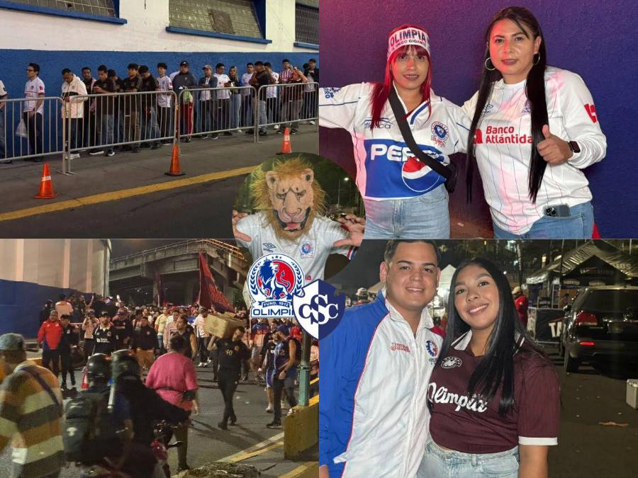 ¡Ya se vive el ambientazo afuera del Nacional! Así se vive la fiesta en las horas previas al Olimpia vs Cartaginés por la Copa Centroamericana.