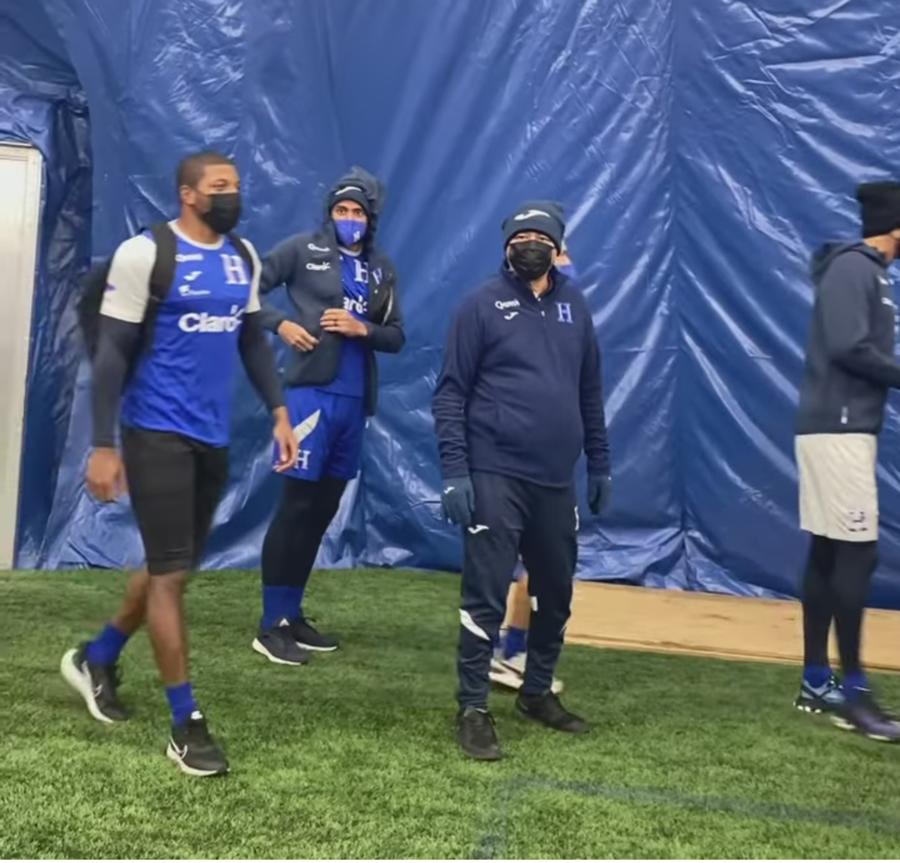 ¡Abrigos, gorros y nieve! Así fue el entreno de la Selección Honduras en la fría ciudad de Minnesota