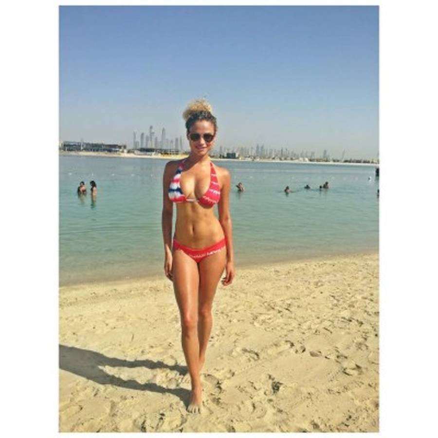 Ella es Rose Bertram, la sexy novia del holandés Gregory van der Wiel