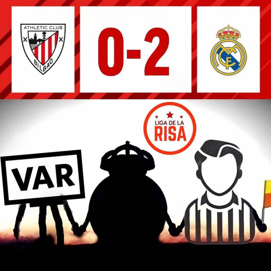 Para reír: Real Madrid ganó la Supercopa y los memes hacen pedazos al Barcelona y el VAR