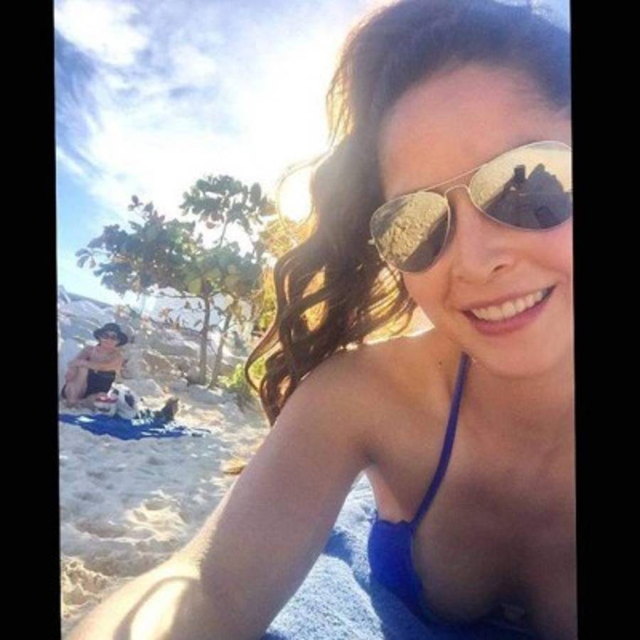 FOTOS: Carmen Villalobos, la sexy aficionada de la selección de Colombia