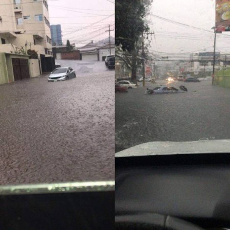 FOTOS: Caos, túneles inundados y destrucción deja fuerte lluvia en Tegucigalpa