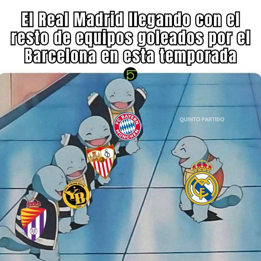 Los otros crueles memes que dejó la paliza del Barcelona al Real Madrid en el clásico; no perdonan a Ancelotti