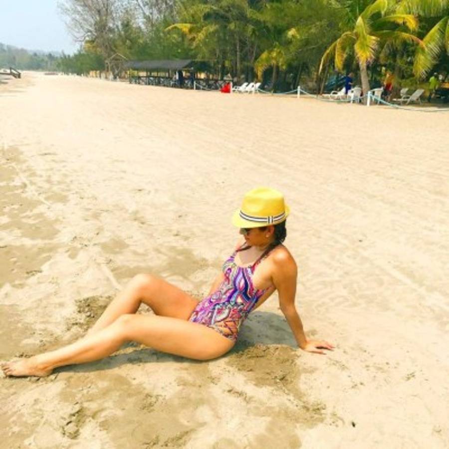 Melissa Valeriano es derroche sensualidad y belleza en la TV hondureña