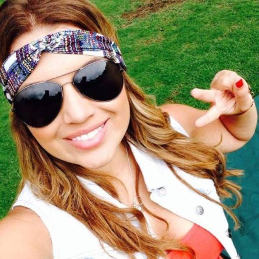 Melissa Durán, la maestra de ceromonias de la presentanción del uniforme de Alajuelense