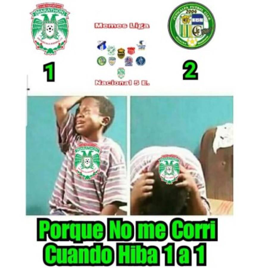 Los memes de la jornada 13 de la Liga Nacional donde destrozan a Marathón
