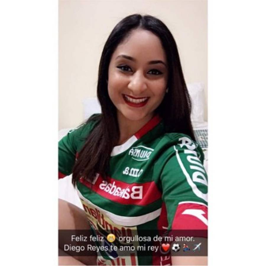 Conocé a Pamela Hernández, la bella novia del delantero de Marathón y la Selección, Diego Reyes