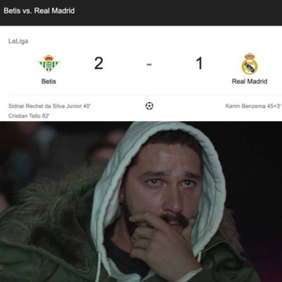 Los memes humillan al Real Madrid, Vinicius y Courtois tras caer ante el Betis