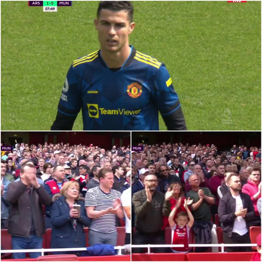 Así dedicó Cristiano Ronaldo el gol contra Arsenal a su hijo muerto, el tremendo homenaje y la desgarradora pancarta