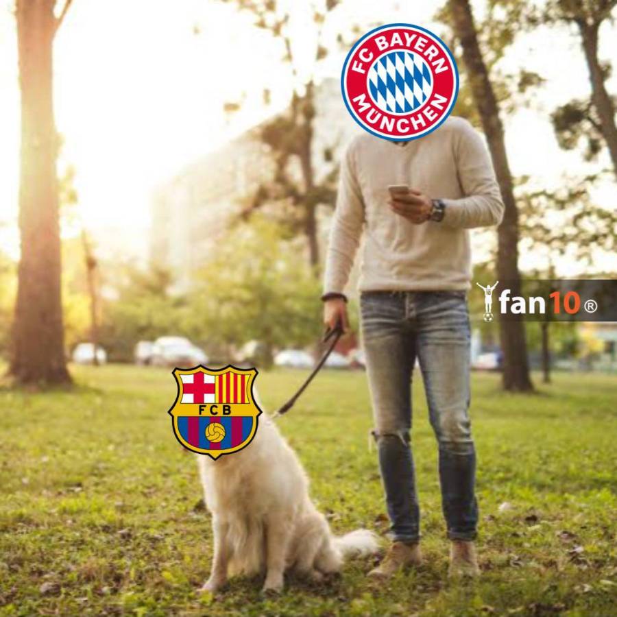 ¡No perdonan a Lewandowski! Los memes trituran al Barcelona tras sufrir otra derrota contra el Bayern en la Champions League