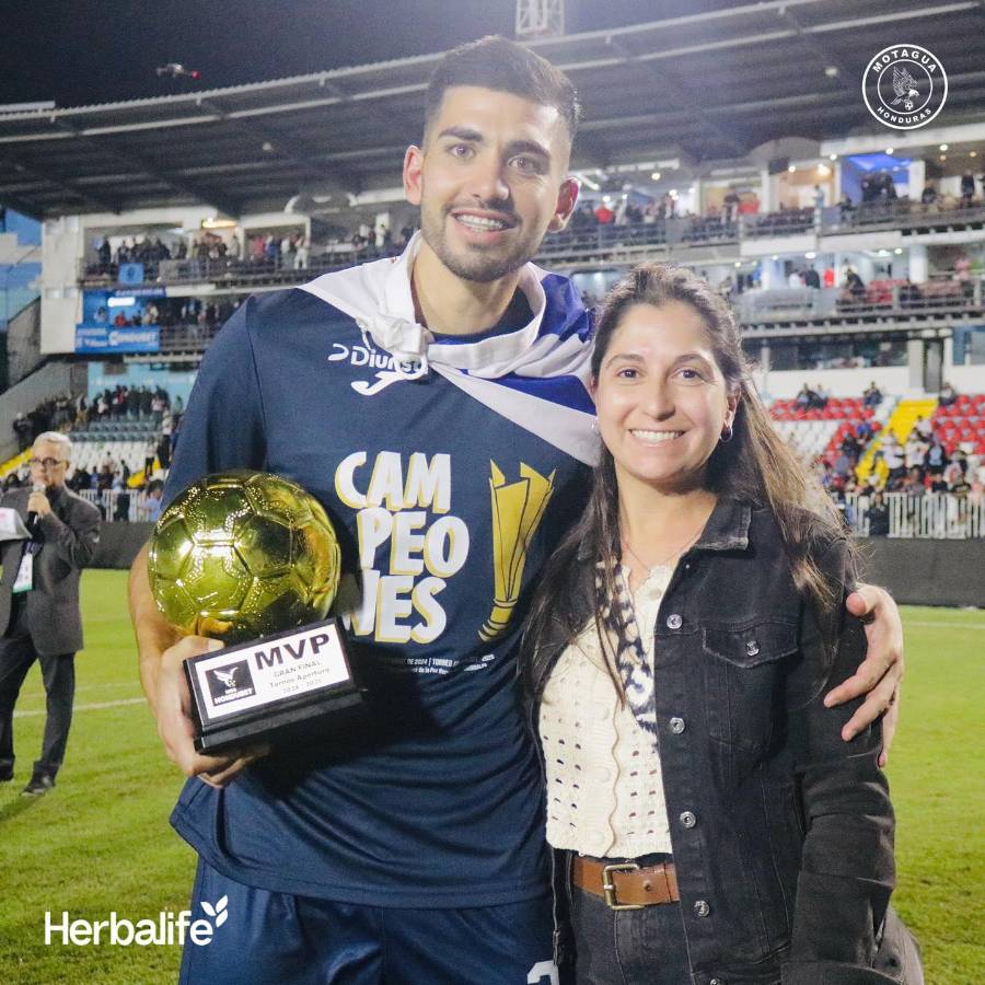 Esposas, novias y familiares, así celebraron los seres más queridos de los futbolistas campeones con Motagua