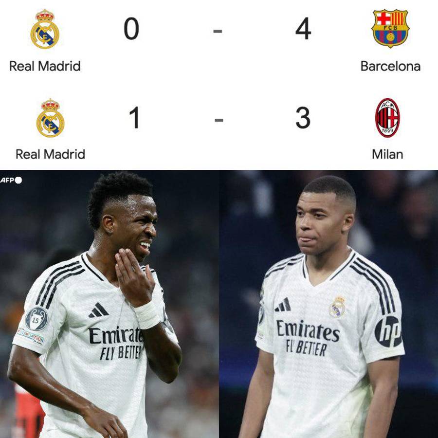 Los memes trituran al Real Madrid tras perder ante Milan: ¡Vinicius y Mbappé, las víctimas!