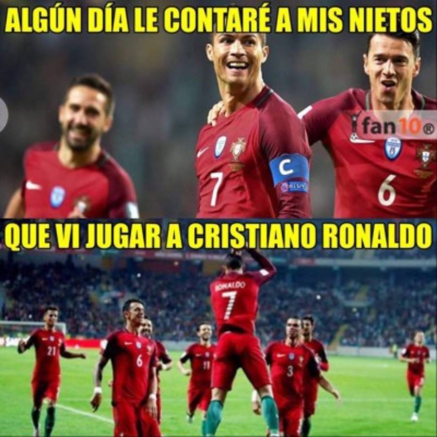 Los mejores memes que dejó la goleada de Portugal a Andorra
