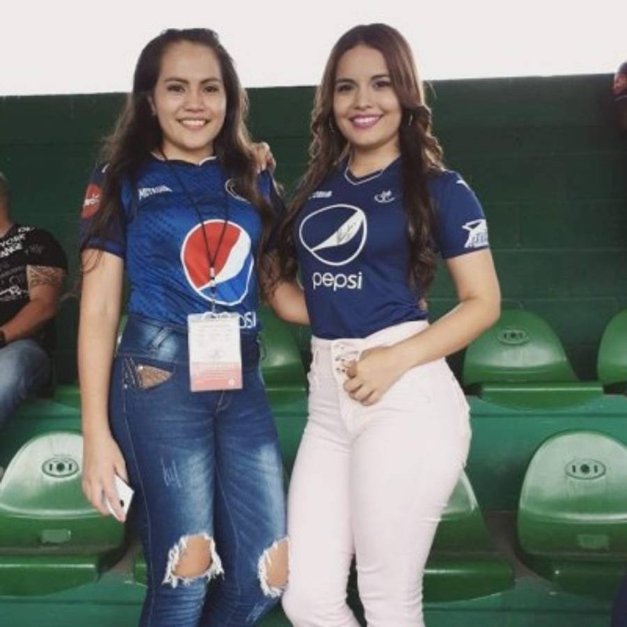 ¡El azul más lindo! Ellas son las aficionadas más hermosas del Motagua