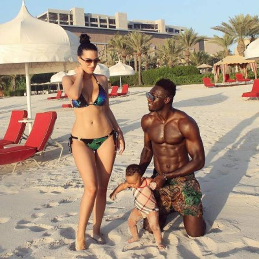 María García, la hermosa esposa del poco agraciado futbolista Felipe Caicedo