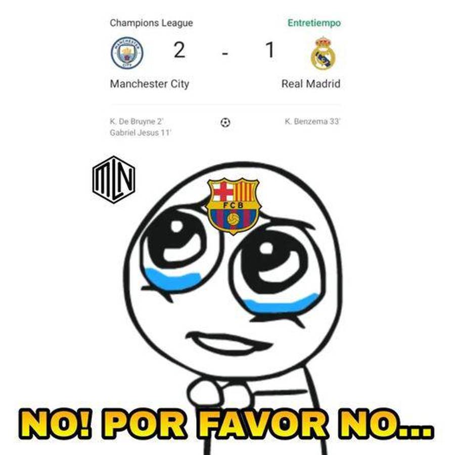 Los memes destrozan al Real Madrid tras caer ante el Manchester City en semifinales de la Champions
