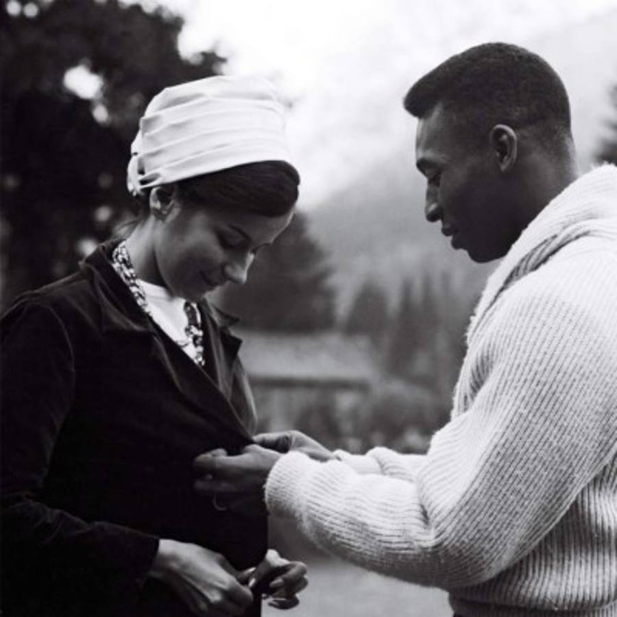 Las novias de Pelé.