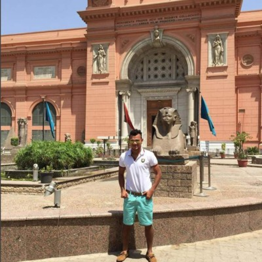 FOTOS: Mario Martínez ya disfruta su estadía en El Cairo, Egipto