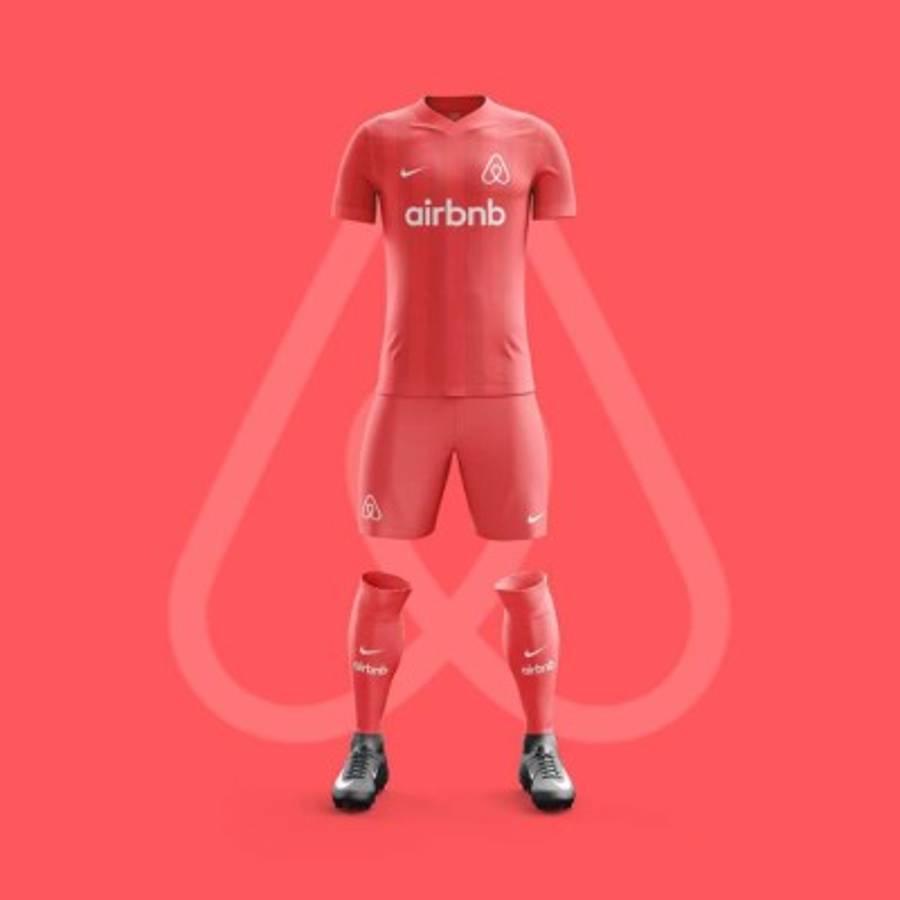 Así serían los uniformes si las redes tuvieran equipos de fútbol