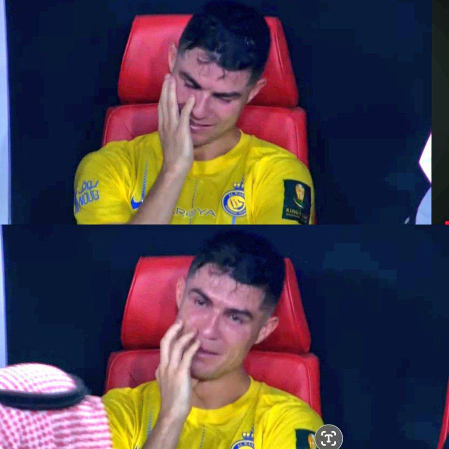 El tremendo llanto de Cristiano, el jugador que fue regañado por Ronaldo y el gesto del luso tras perder la final con Al Nassr