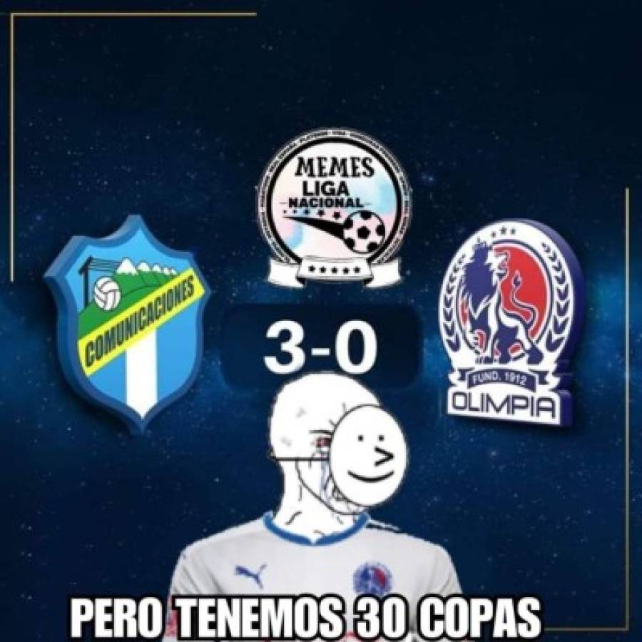 Los memes destrozan a Olimpia luego de perder ante Comunicaciones