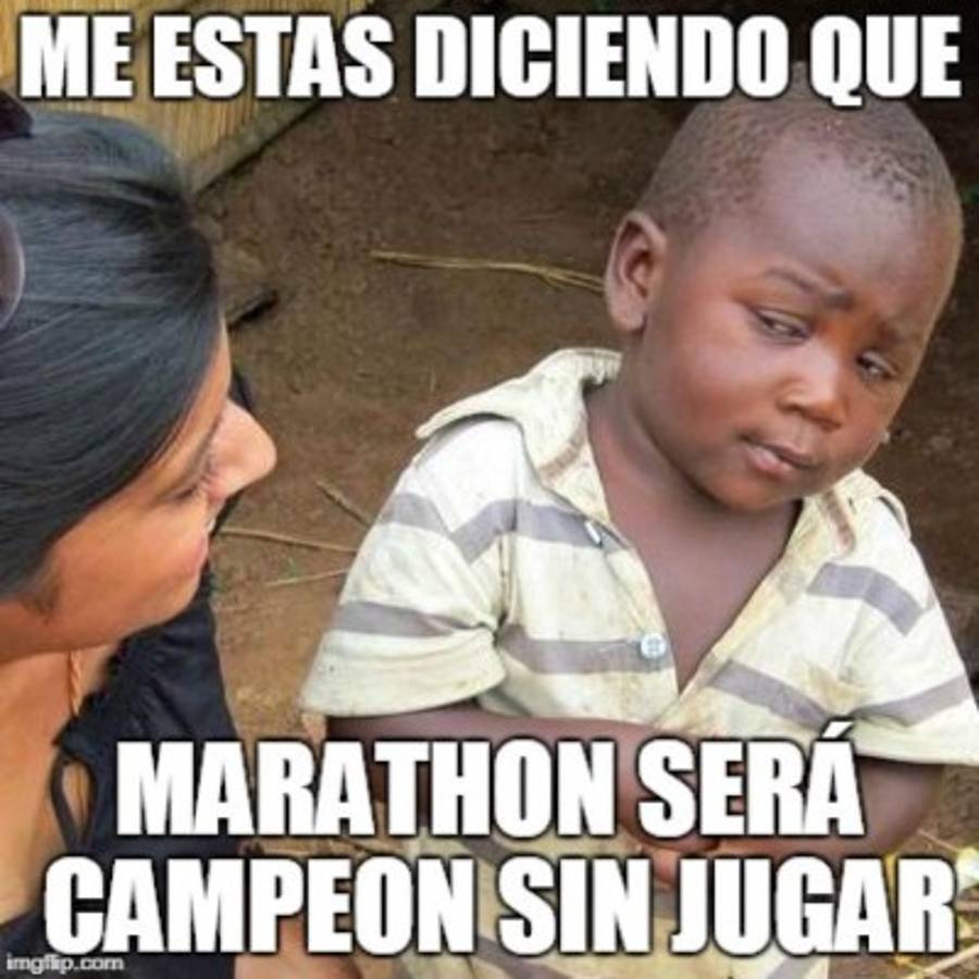 Las burlas al Marathón tras huir del Olímpico y no jugar ante Real España