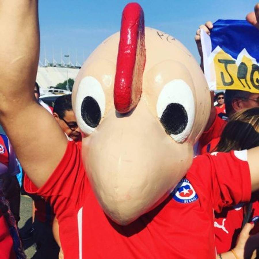 ¡Ambiente espectacular! de argentinos y chilenos previo a la final de la Copa América