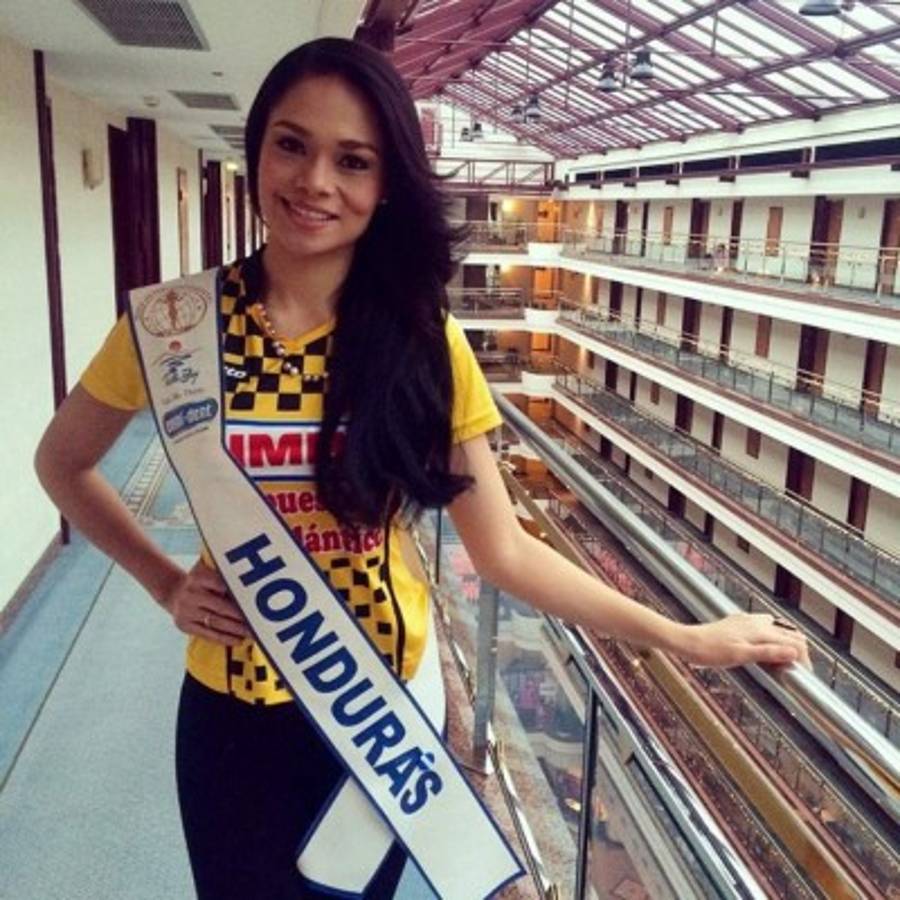 Sirey Morán, Miss Honduras Universo, la fan más guapa de Real España