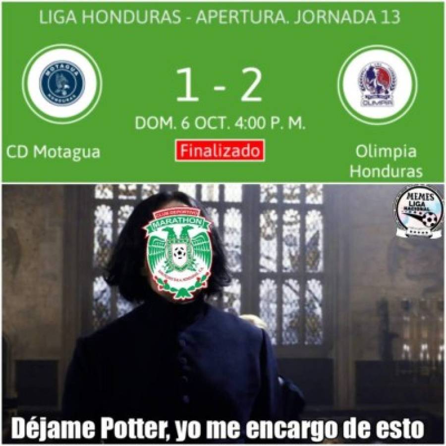 Los memes destrozan al Motagua tras caer en el clásico ante Olimpia en Comayagua