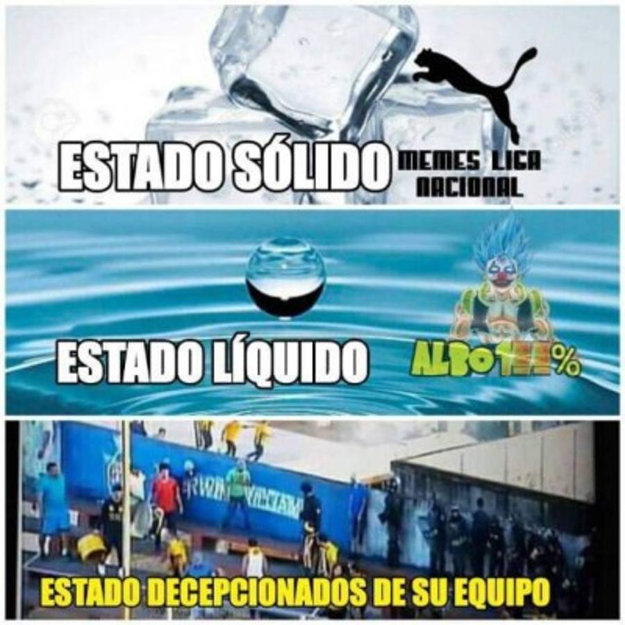 Real España y Olimpia caen y son atacados con divertidos memes