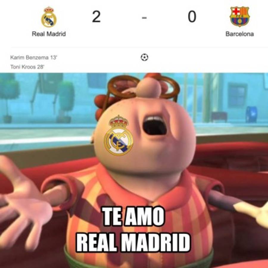 Los memes hacen pedazos a Messi y Barcelona por perder el Clásico contra el Real Madrid