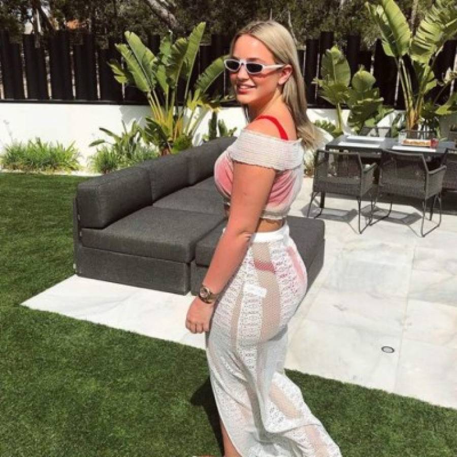 Megan Davison, la sensual pareja del arquero inglés Jordan Pickford