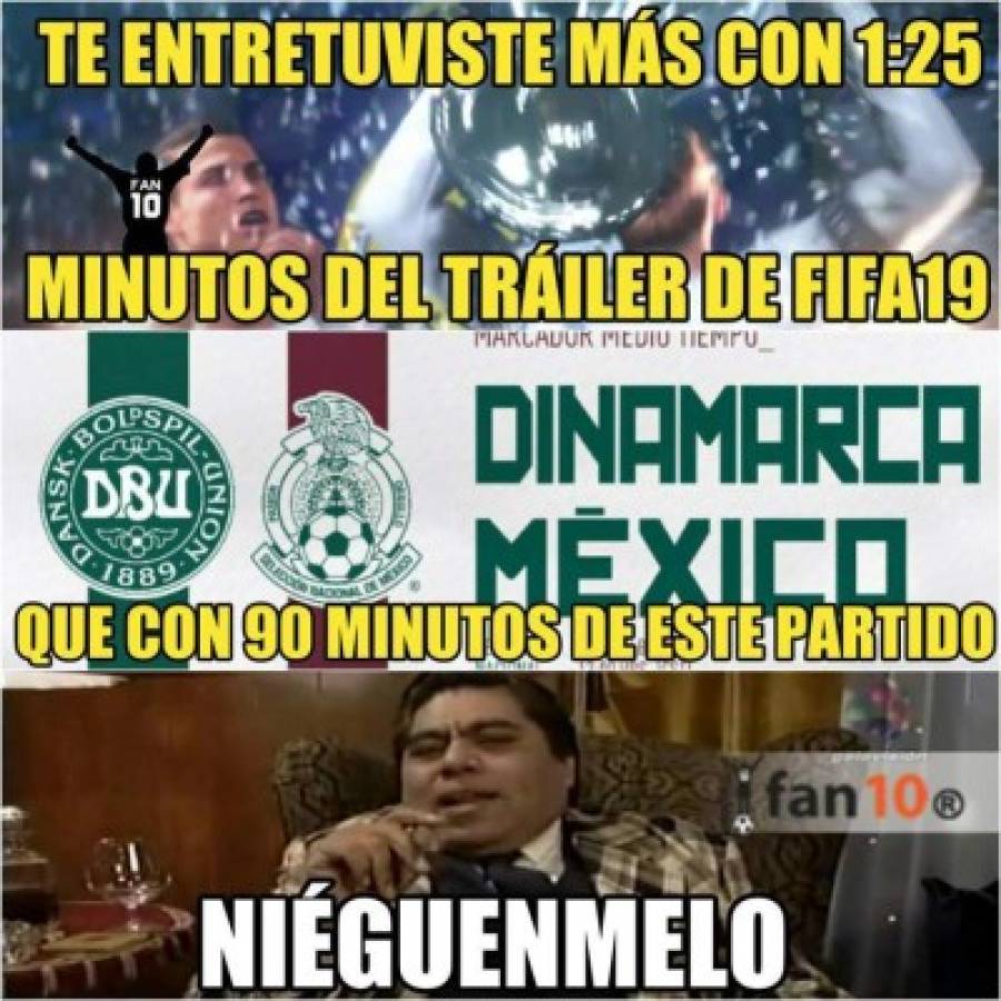 Memes: Destruyen a México por derrota contra Dinamarca previo al Mundial de Rusia 2018